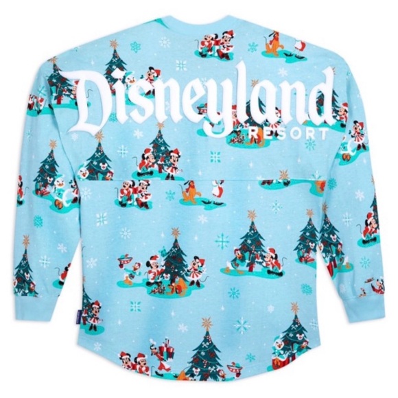 Disneyland Resort Tops - Disneyland Resort Blue Christmas Spirit Jersey